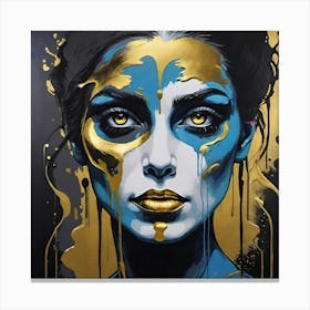 Goldbeauty Canvas Print