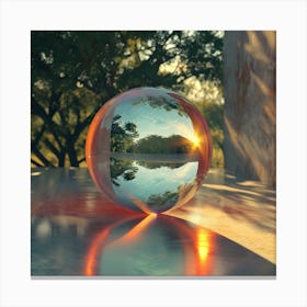 Glass Ball 1 Canvas Print