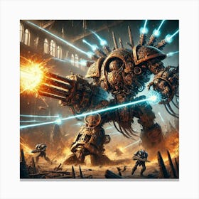 Tytan Energy Cannon Iron Commonwealth Canvas Print