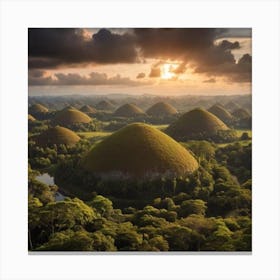 Chocolate Hills Canvas Print