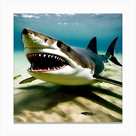 White Shark 1 Canvas Print