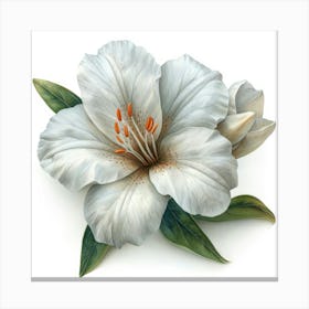 White Lily 2 Canvas Print