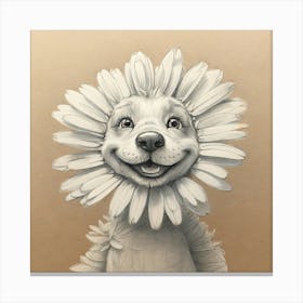 Daisy Dog 1 Canvas Print