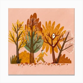 Autumn Walk 1 Canvas Print