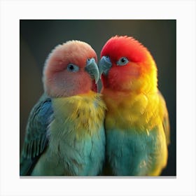 Lovebirds 6 Canvas Print