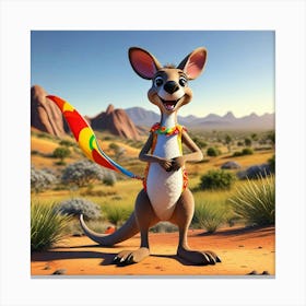 Kangaroo 1 Canvas Print