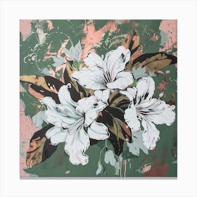 White Lilies Canvas Print