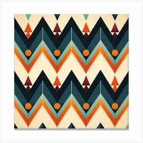 Chevron Pattern Vector Canvas Print