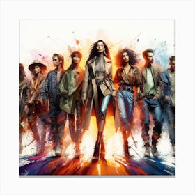 Fashionistas Canvas Print