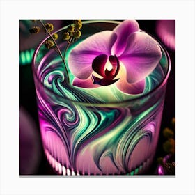 A Close Up Of The Venomous Orchid, A Cocktail Ma Canvas Print