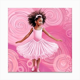 Ballerina Girl Canvas Print