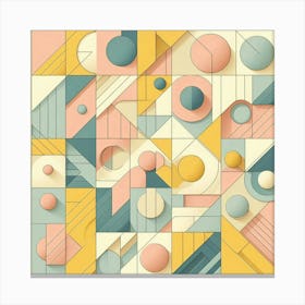 Abstract Geometric Pattern 33 Canvas Print