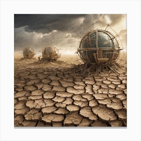 Earth In The Desert 1 Canvas Print