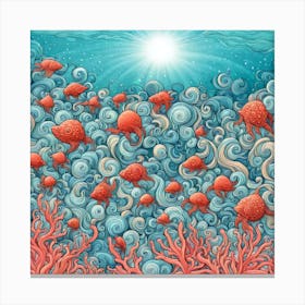 Coral Reef 2 Canvas Print
