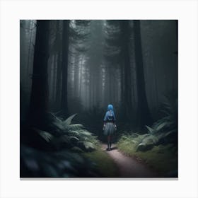 Dark Forest Canvas Print