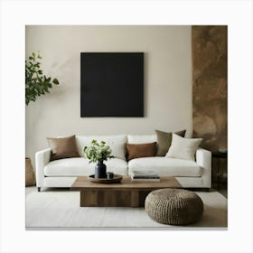 Modern Living Room 47 Canvas Print