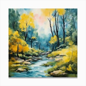 Autumn Creek 1 Canvas Print