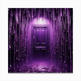 Purple Rain Canvas Print
