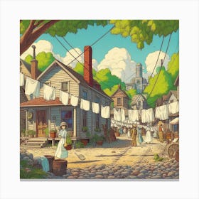 Street Scene 1 Canvas Print