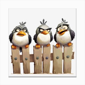 Angry Birds 8 Canvas Print