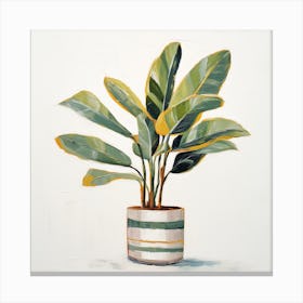 Banana Plant Canvas Print