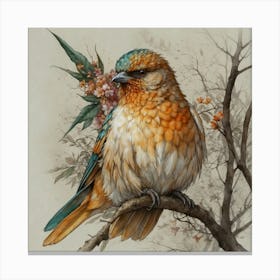 Bird In A Tree Canvas Print