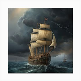 Stormy Seas.15 Canvas Print