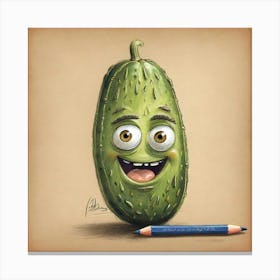 Pickle 25 Canvas Print