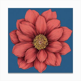 Dahlia 2 Canvas Print