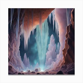 Ice Cave Canvas Print