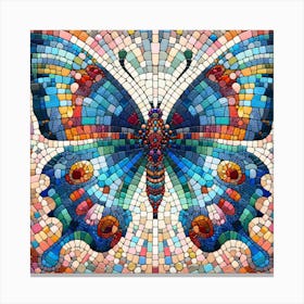 Butterfly Mosaic II Canvas Print