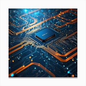 Circuit Board 20 Canvas Print