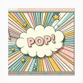 Pop Art 9 Canvas Print