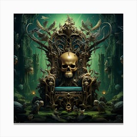 Throne Of The Dead Canvas Print