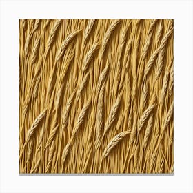 Wheat Field Background Canvas Print