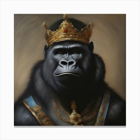 King Gorilla 2 Canvas Print