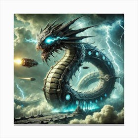 Thunder Serpent Command Vessel Canvas Print