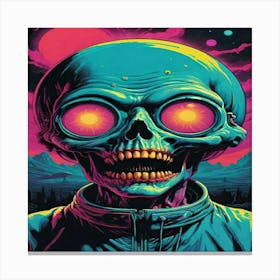 Alien Skull 1 Canvas Print