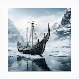 Viking Ship Canvas Print