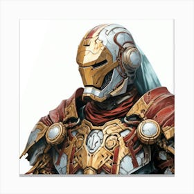 Armored Knight Canvas Print