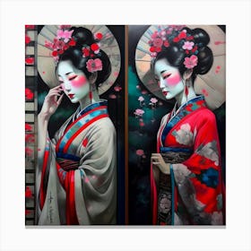 Geisha Canvas Print