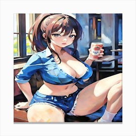 Kawaii Girl-Drucke 07.12.2024--916e Canvas Print