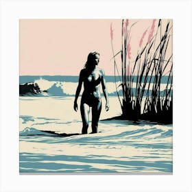 You And The Sea Canvas Print