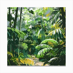 Tropical Forest Canvas Print