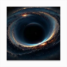 Black Hole That Can Be Seen From Earth (2) Canvas Print