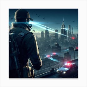 Watch Dogs 1 Canvas Print