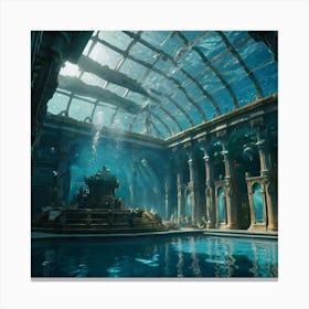 Into The Water Art print Canvas Print