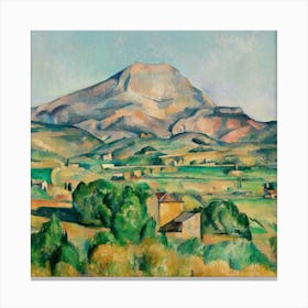 Cézanne Landscape Canvas Print