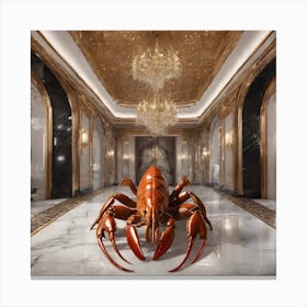 Opulent Lobster Canvas Print