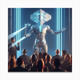 Futuristic Scene Canvas Print